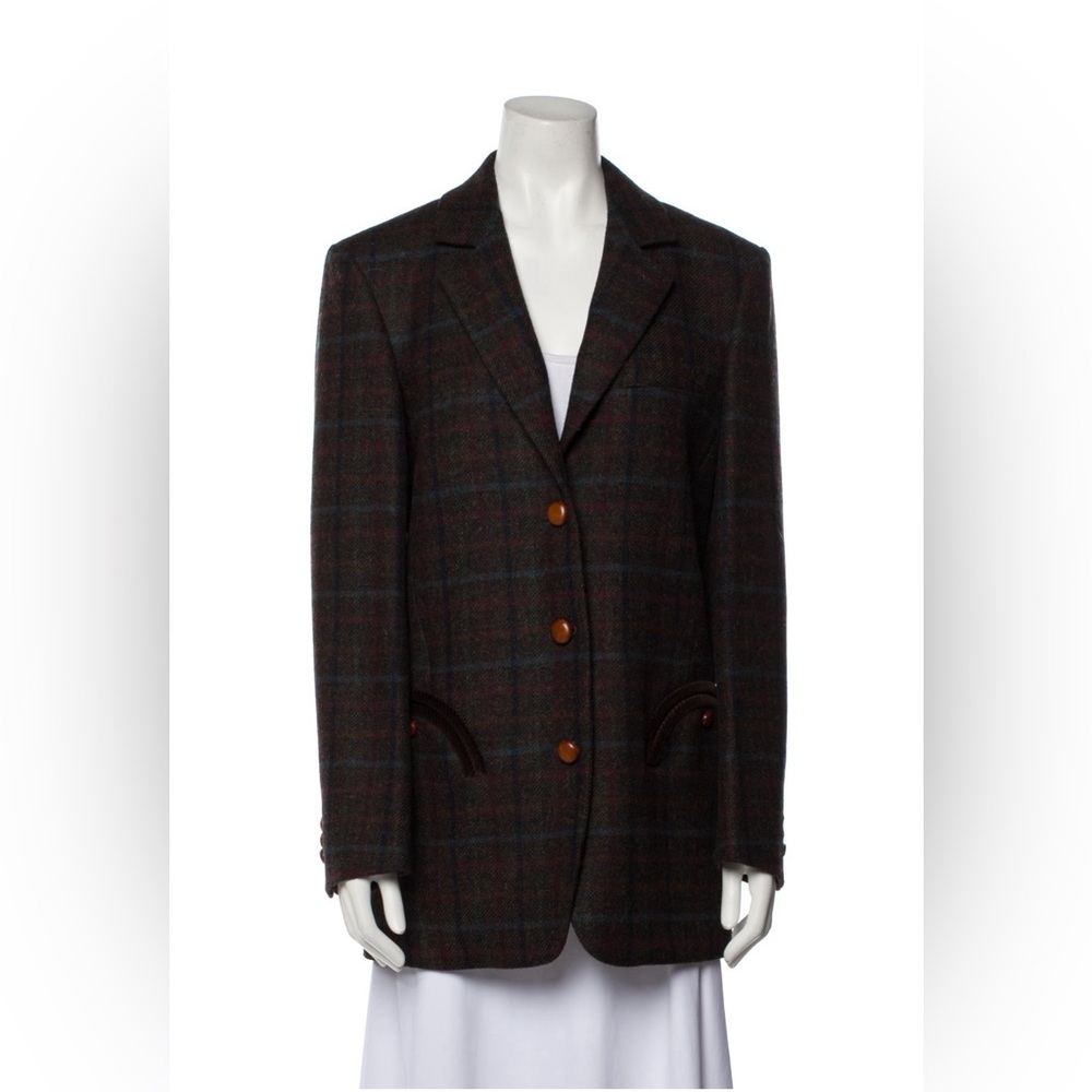NWT Blazé Milano Wool Blazer with Velvet Corduroy Trim